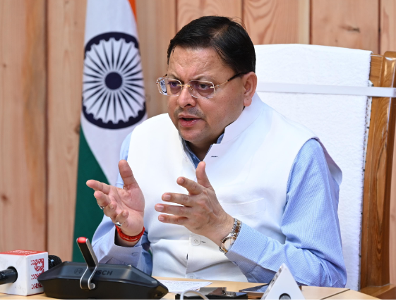 सीएम धामी ने मोदी सरकार के 11 वर्ष संकल्प से सिद्धि तक वर्चुअल कार्यक्रम को संबोधित किया।