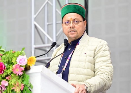 एशियन ओपन शॉर्ट ट्रैक स्पीड स्केटिंग ट्रॉफी 2025 के समापन समारोह में शामिल हुए सीएम धामी।