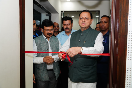 सीएम धामी ने किया देहरादून में अमर उजाला डिजिटल ऑफिस का उद्घाटन।