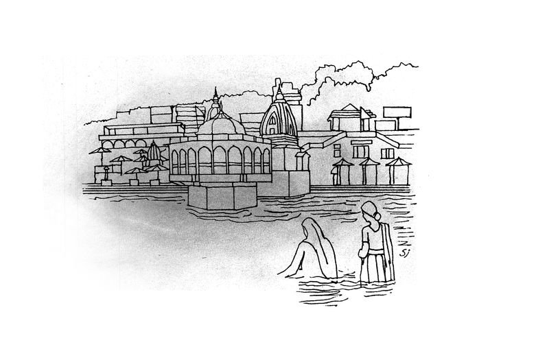 हरिद्वार में दिव्य डिप्स और निकट-आपदा