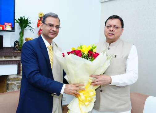 मुख्यमंत्री श्री पुष्कर सिंह धामी से आरबीआई गवर्नर श्री संजय मल्होत्रा ने की शिष्टाचार भेंट।